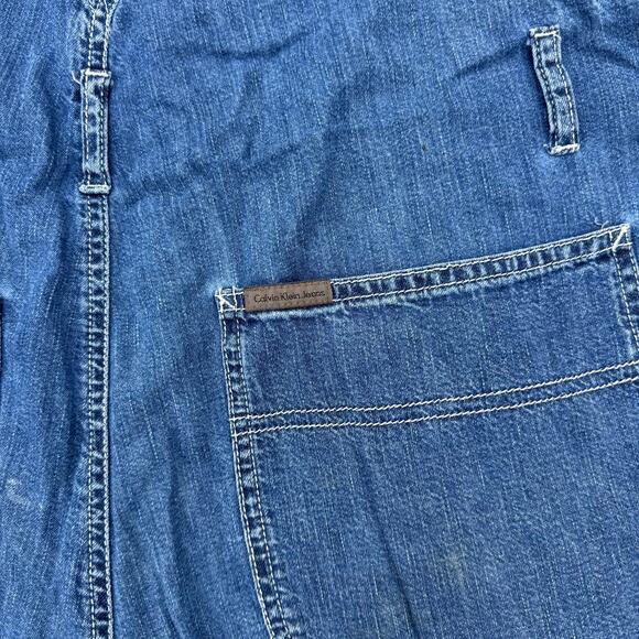 Calvin Klein Jeans Women's Denim Overalls - Size Medium - Picture 6 of 6